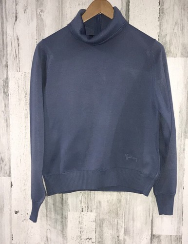 Blue Turtleneck Sweater Size 