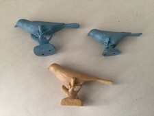 VINTAGE MARX HARD PLASTIC BIRDS OF THE WORLD LOT OF 3