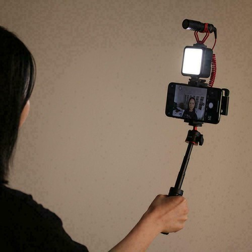 Luces de video VL49 RGB, luz LED de cámara portátil a todo color 360° - Imagen 9 de 12