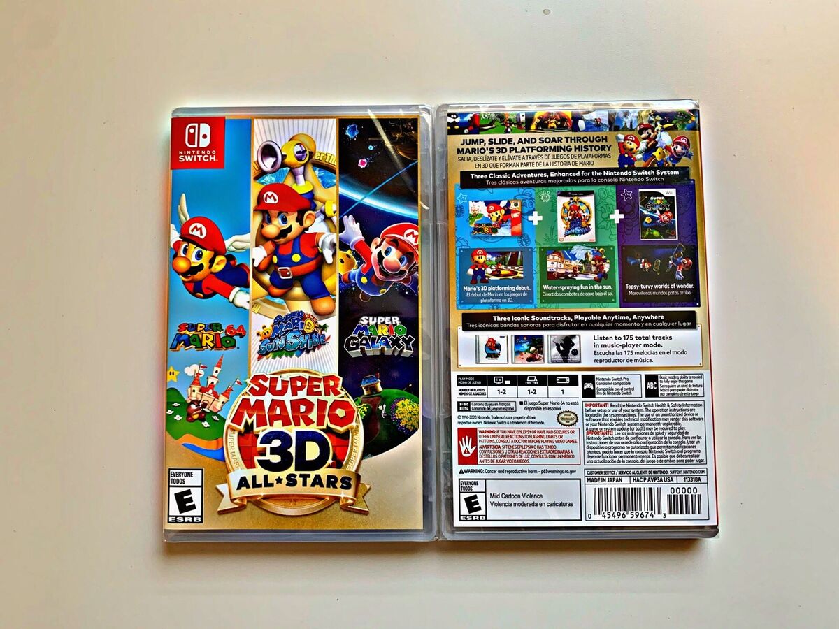  Super Mario 3D All-Stars - Nintendo Switch, 175 pieces :  Nintendo of America: Everything Else