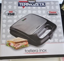 piastra TERMOZETA ANTIADERENTE TOSTIERA TOAST BISTECCHIERA