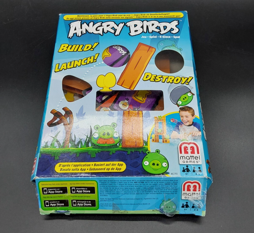 2011 - Mattel - gra ANGRY BIRDS - KNOCK ON WOOD - komplet - rzadkość