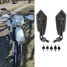 For Suzuki DR350 DRZ400 DRZ400S DRZ400SM Motorcycle Rearview Side Mirrors 8/10mm