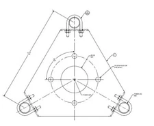 Rohn AS25GTB Thrust Bearing/Rotor Shelf