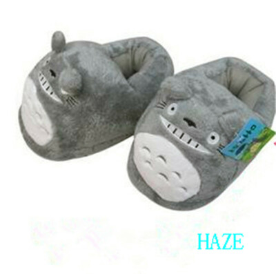My Neighbor Totoro Plush Stuffed Slippers Plush Shoes Soft Warm Slipper  Unisex