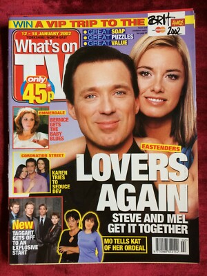 WHAT'S ON TV 12/01/2002 MARTIN KEMP Richard Briers Brigit Forsyth Sue Jenkins UK