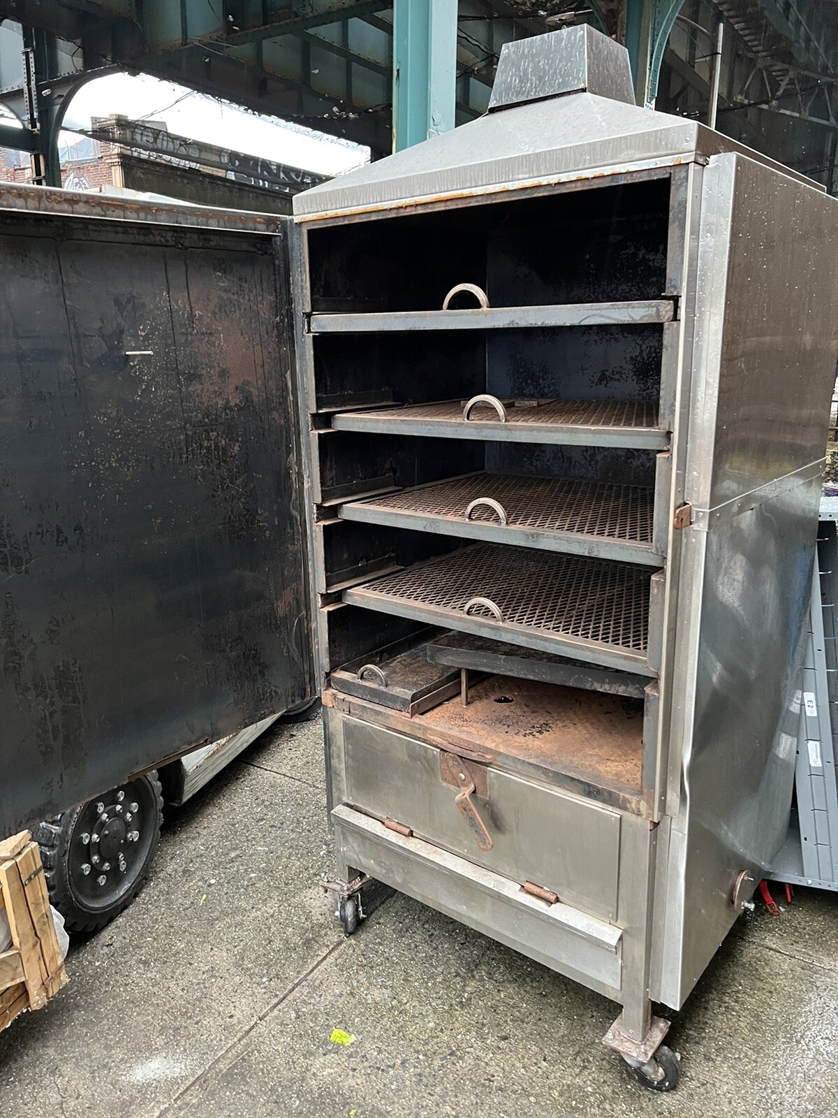 Commercial Wood Smoker eBay