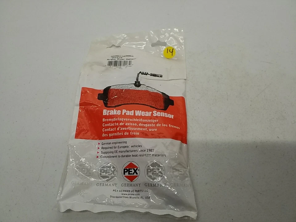 WK279 PEX Pastilla de freno de disco automotriz Sensor de desgaste-Sedán trasero PEX WK279 Foto 3 de 3