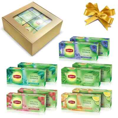 Lipton GREEN TEA VARIETY MIX - 10 x 20 Tea Bags 26g / 1.12oz