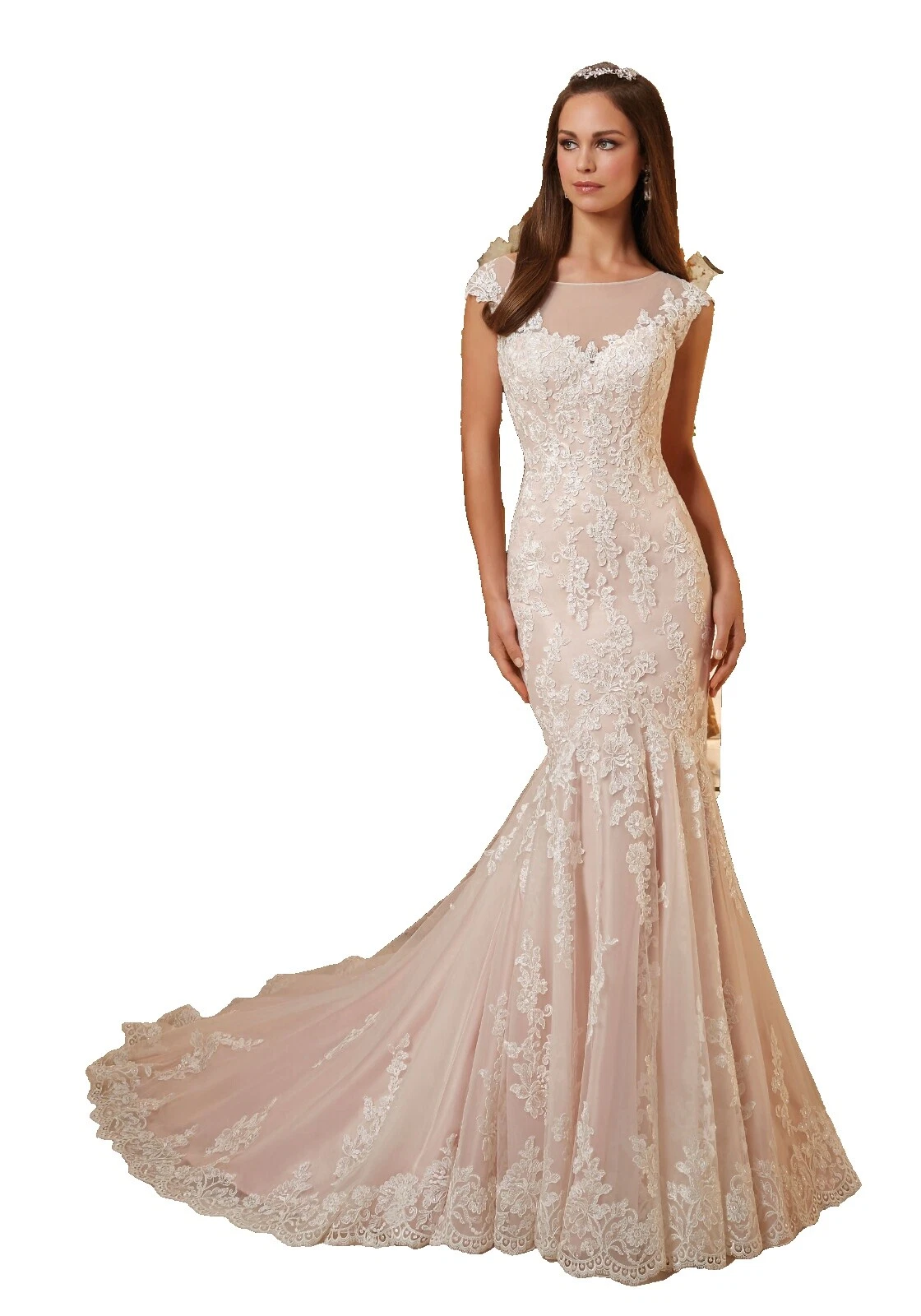 Embroidery Lace 14 Women's Size Wedding Dresses