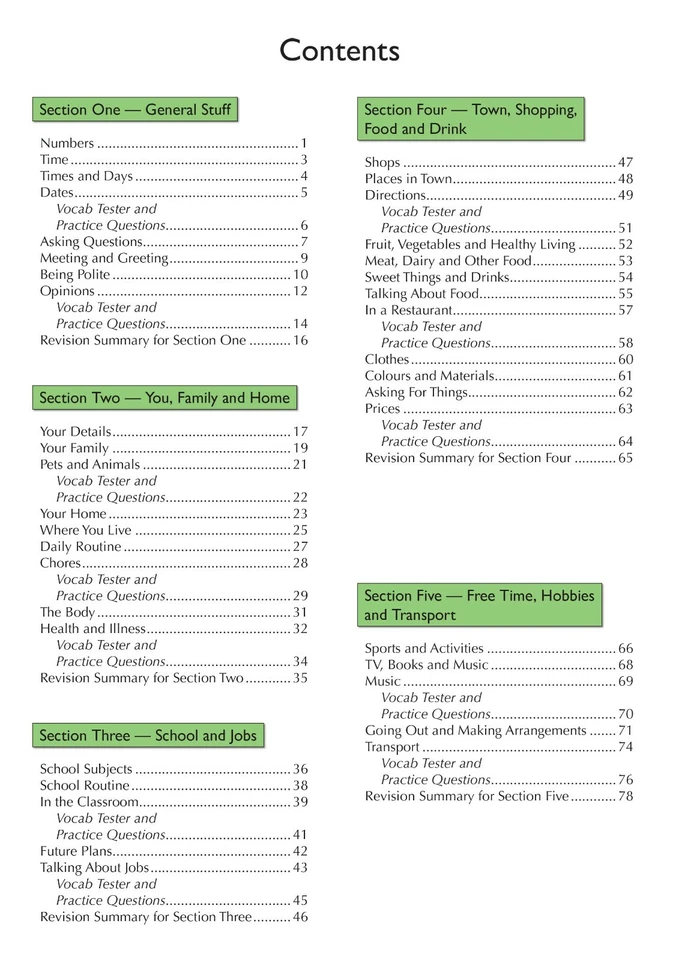 KS3 Years 7-9 Spanish Complete Revision and Practice with Answer CGP - Image 2 of 4