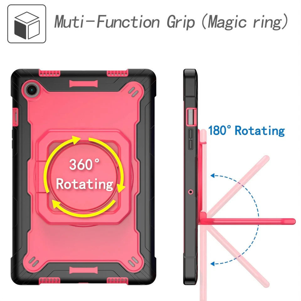 Funda con correa para tablet Samsung Galaxy Tab A8 10.5 2022 X200/205 a prueba de golpes Foto 3 de 4