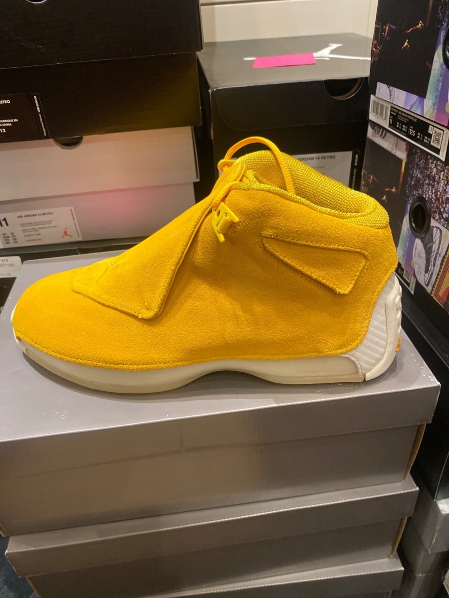 エアジョーダン18 イエロー Size 11 - Air Jordan 18 Retro Yellow Suede for sale online
