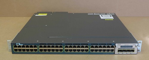 Commutateur 1U géré Cisco WS-C3560X-48U-E 48x 1 GbE services IP UPOE L3 - Photo 2/5