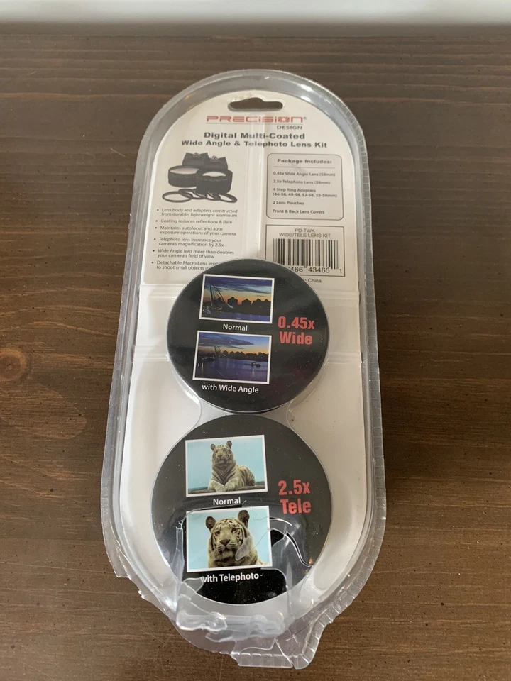 PRO. Precision Design 2.5x Telephoto & 45x Wide-Angle Macro Digital Lenses - Image 2 of 2