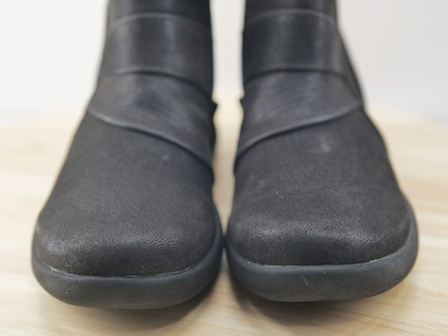 Cloudsteppers by Clarks Womens Sillian 2.0 Rise Black Ankle Boots Size 6 M - Picture 4 of 10