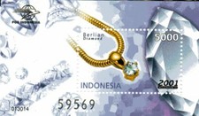 Indonesia - sheet - Berlian Diamond (2001)