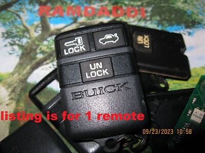 Nice 92-95 Buick LeSabre Park Avenue Riviera 25602667 Key Fob Remote Transmitter