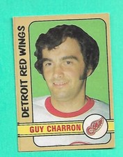 (1) GUY CHARRON 1972-73 O-PEE-CHEE SERIE 3 # 223 WINGS  ROOKIE EX-MT (W2326)  