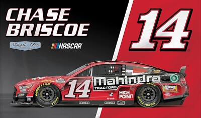 Chase Briscoe #14 Team Nascar Car Racing 3x5 FT Flag Wall Decore Banner