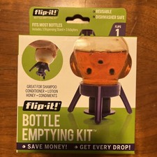 Flip It Reusable Bottle Emptying Kit 1 Pack Brand NEW