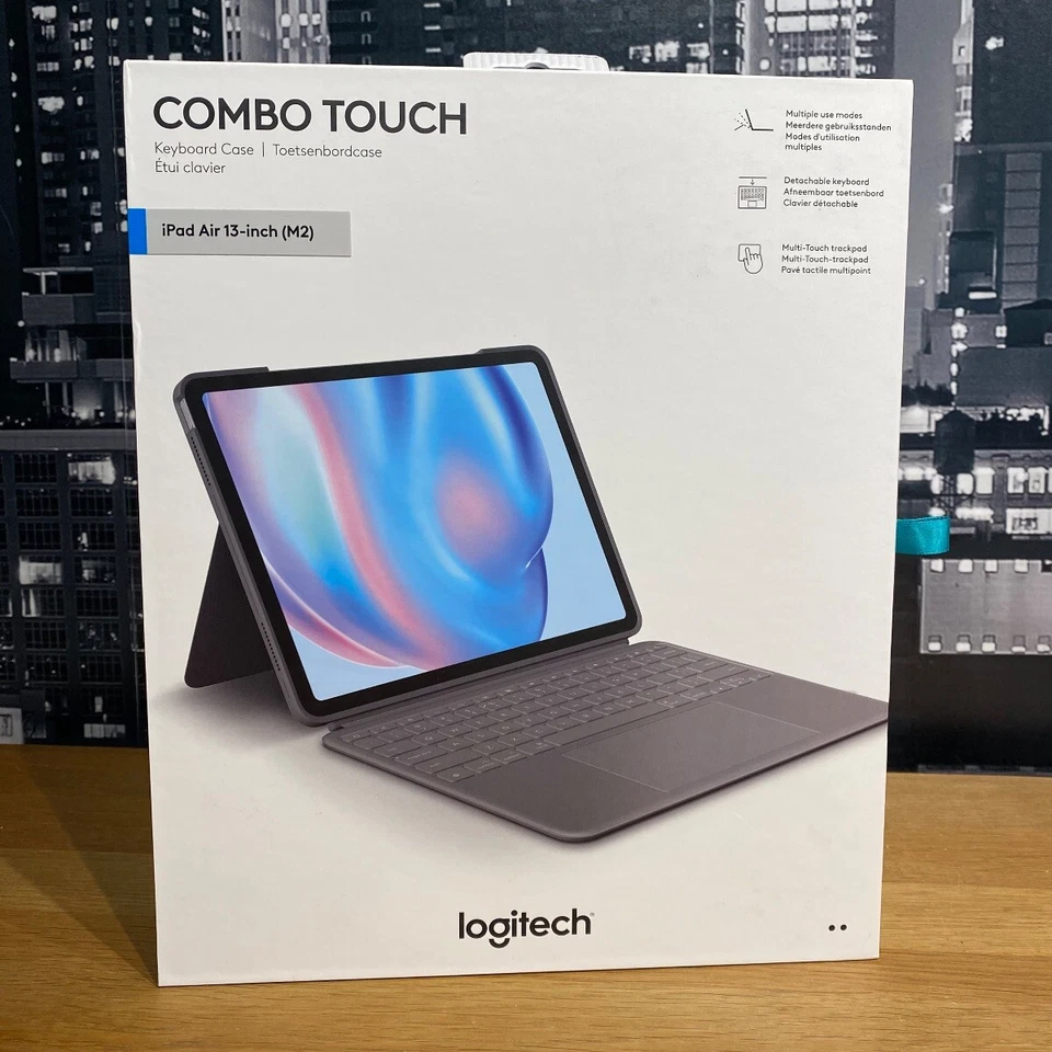 Logitech Combo Touch Keyboard Case Apple iPad Air 13" M2 & M3 Original - Image 2 of 4