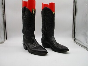 dan post black cherry lizard boots