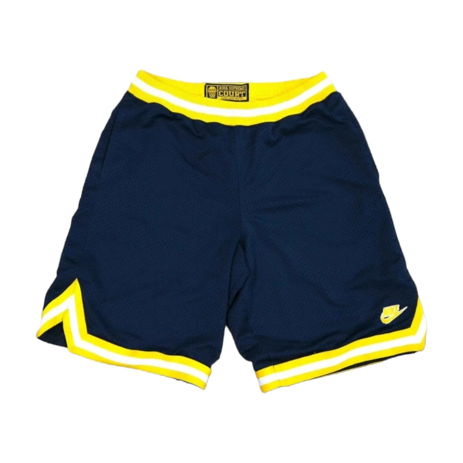 Short de basketball Nike Supreme Court WVU maille XL vintage année 2000 
