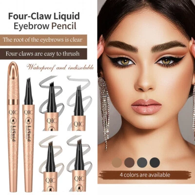 MARKENLOS Microblading Augenbrauenstift Wasserfest 3D-Tattoo Flüssige Tinte 4 Gabeln /