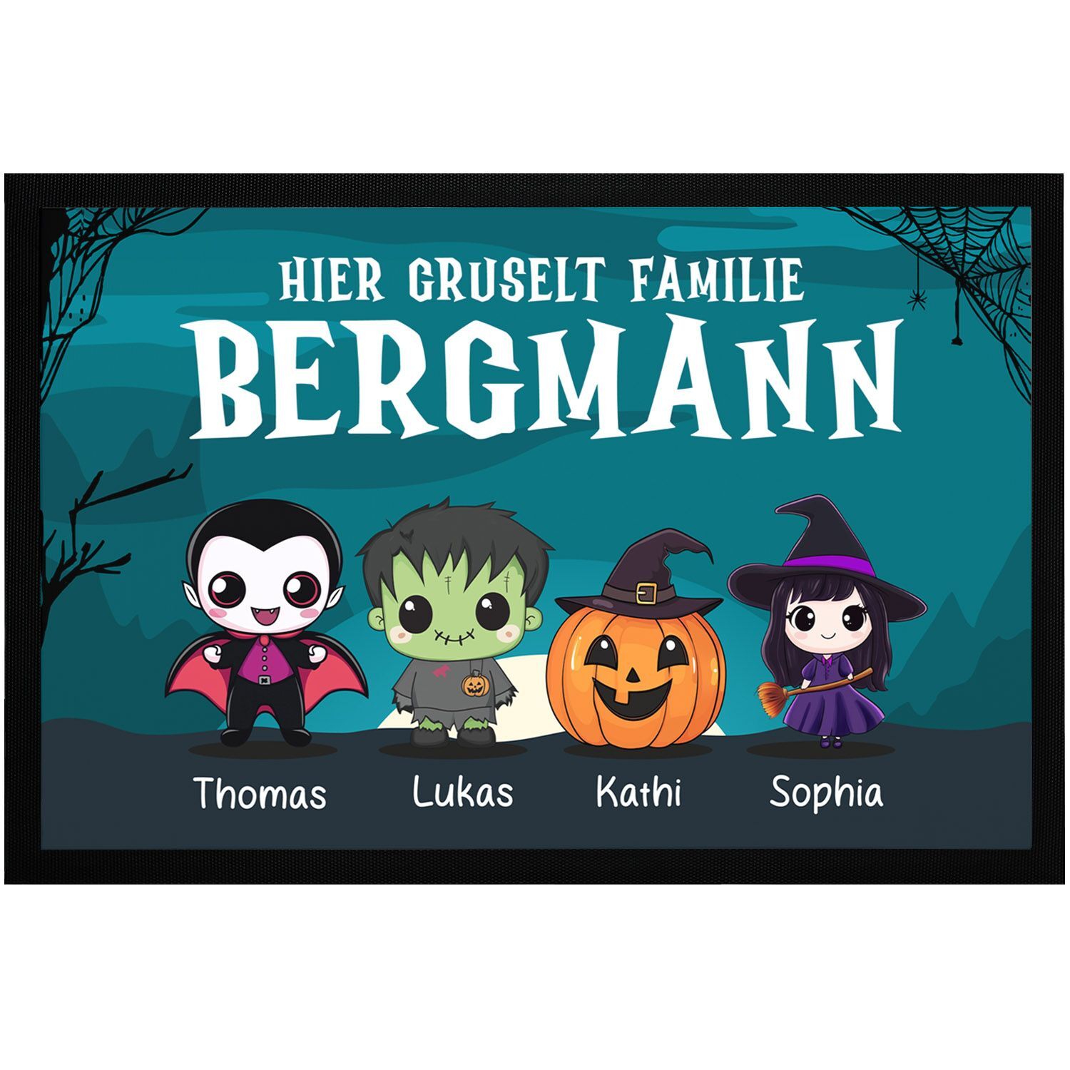 Праздник Хэллоуина для всей семьи с моим именем, персонализирующим мою душу.