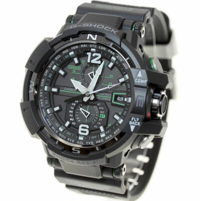 CASIO G-SHOCK スカイコックピット　GW-A1100-1A3JF Casio G-Shock GW-A1100-1A3JF Sky Cockpit Solar Atomic Radio Analog