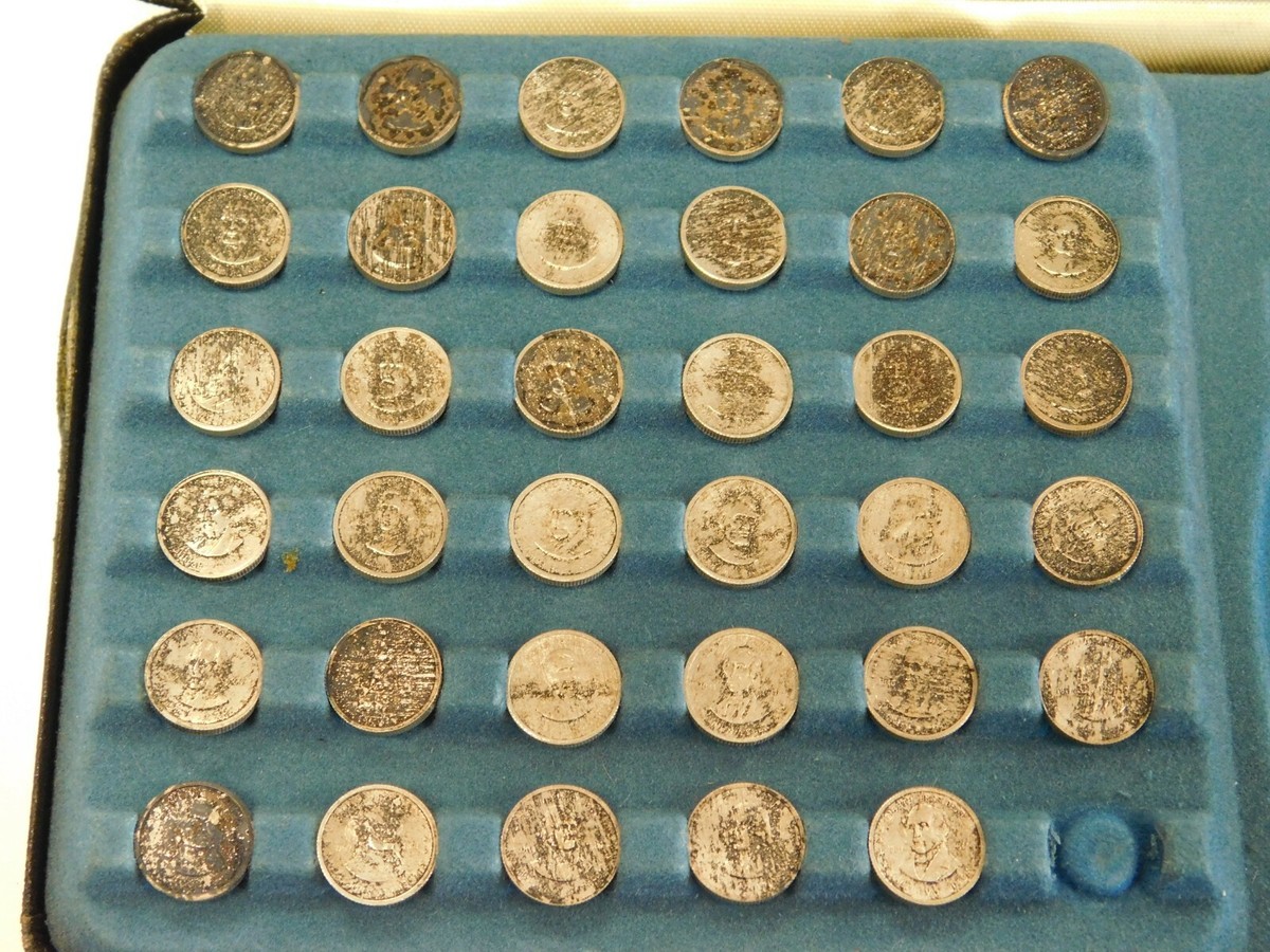 Franklin Mint First Edition Presidential Sterling Silver Mini Coin