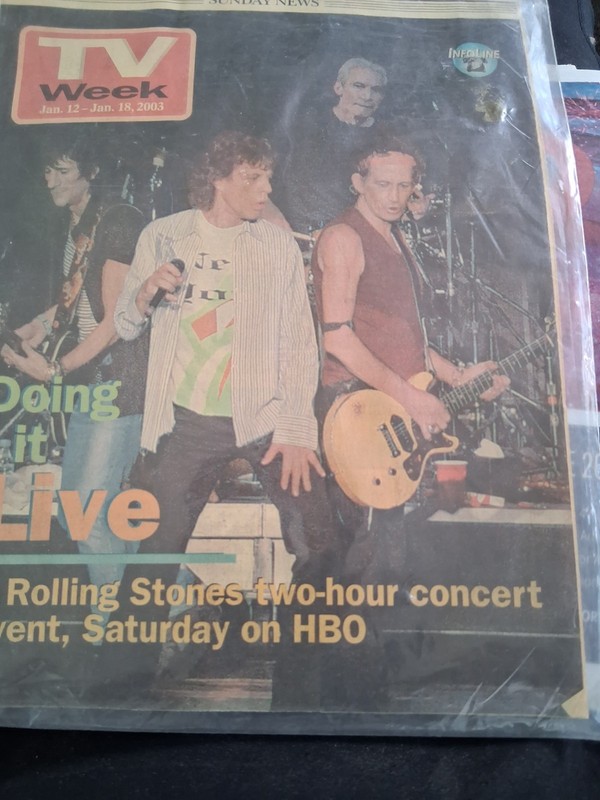 2003 Rolling Stones TV Week Magazine