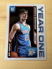 2025 NBA PANINI INSTANT YEAR ONE 31 Brooks Barnhizer  OKC THUNDER ROOKIE SP /200
