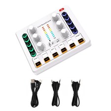 M8 Sound Card Body Versatile Sound Effects Podcast/Music Recording Equipment