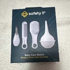 Safety 1st Baby Care Set Nail Clipper Comb Brush Nasal Aspirator White