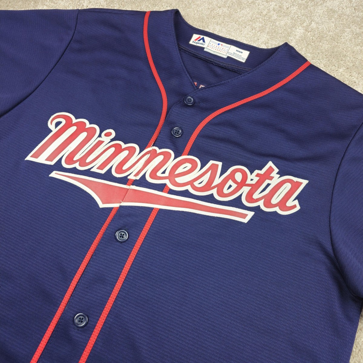 Minnesota Twins Jersey Mens Medium MLB Baseball Joe Mauer 7