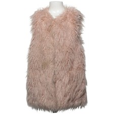 Zara, Fellweste, Mädchen, Größe: 152, Beige, Einfarbig, Plüsch #H4k