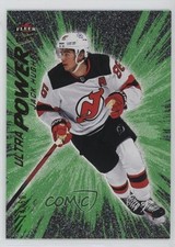2024-25 Upper Deck Fleer Ultra Power Green Achievement 14/50 Jack Hughes 0bn4