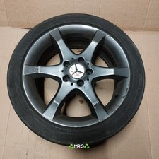 MERCEDES C CLASS W203 17" ALLOY HOEDUS a2034013402 7.5j ET36 FRONT BAD TYRE #4