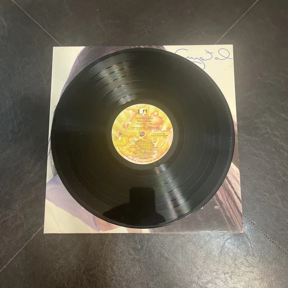 Crystal Gayle – When I Dream LP Vinyl Record Album UA-LA858-H - Image 2 of 4