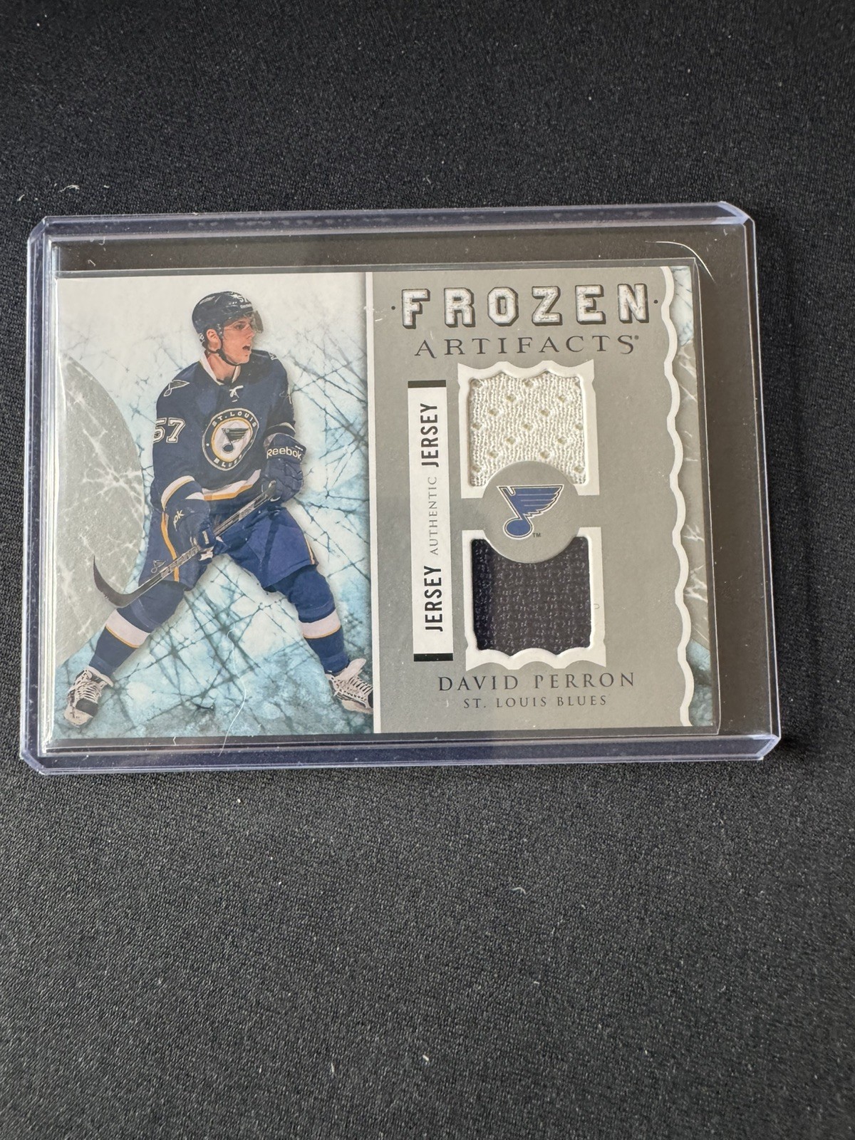 12-13 UD Upper Deck Frozen Artifacts  David Perron  Dual Jerseys