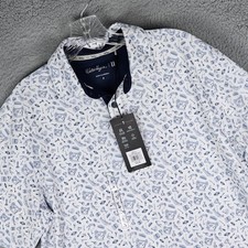 Walter Hagen Perfect 11 Polo Shirt Mens Small Dad Day Convo Crisp Geo Mga11453