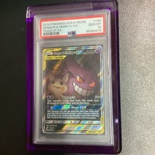 Gengar & Mimikyu GX 165/181 PSA 10 Full Art Holo Pokémon SM-Team Up 2019 on eBay