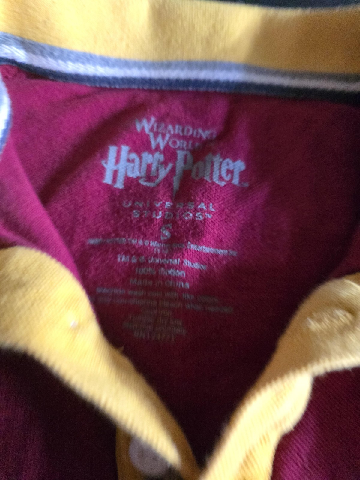Harry Potter Universal Studios Gryffindor Polo Sh… - image 6
