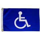 Unisex Handicap Flag 12x18 Handicap Flag, Blue, 12"X18"