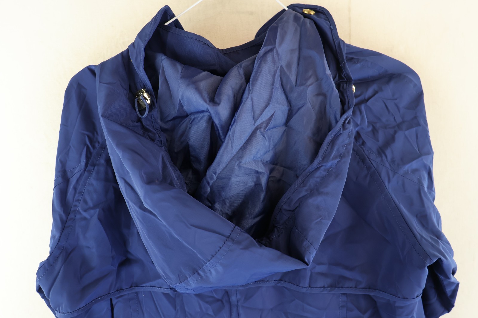 ZARA BASIC Blue Windbreaker Jacket size M Womens … - image 10