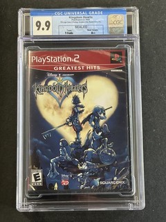 2007 PlayStation 2 PS2 Kingdom Hearts Video Game CGC 9.9 Seal Grade A