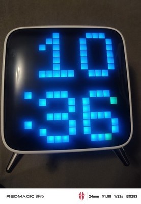 Divoom Tivoo-Max Portable Bluetooth Speaker Clock White