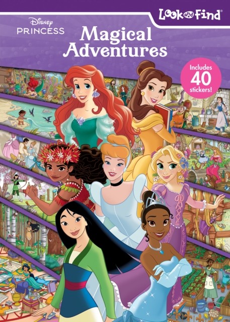 Disney Princess: Magical Adventures Look and Find by Pi Kids (Paperback Book) - Image 2